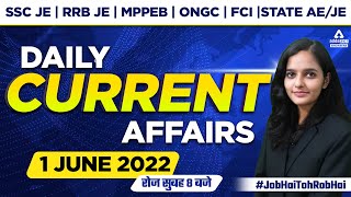 1st June 2022 | Current Affairs Today | Current Affairs For Engineering Exam 2022 | By Kirti Pandey
