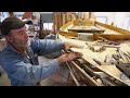 lou shows us his next project remora 1928 herreshoff 12 1 2 that washed up on the rocks part 1