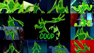 All goop transformations in all Ben 10 series