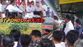 FULL VIDEO.. PERESMIAN STASIUN PONDOK RAJEG OLEH PAK MENTERI PERHUBUNGAN DAN PEJABAT TERKAIT