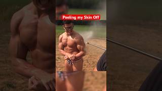 Painfully Removing my SKIN with a Pressure Washer… #funny #experiment #science