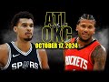 San Antonio Spurs vs Houston Rockets Full Game Highlights - October 17 | 2024-25 NBA Pre Season