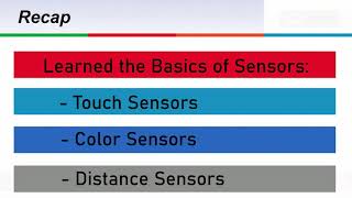 Sensor Basics (Colour, Distance, Touch) in BLOCKS Programming