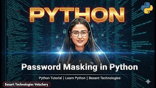 Python Tutorial 2025 🔥 | Password Masking Program for Beginners | Learn Python Step by Step