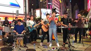 活著Viva—享樂團x沈震軒x莫凱謙@銅鑼灣東角快閃游擊busking vol3