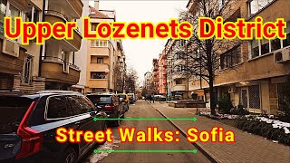 Upper Lozenets District Walk | Sofia in 4K | BG