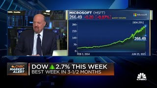 Jim Cramer on Microsoft closing above $2 trillion market cap