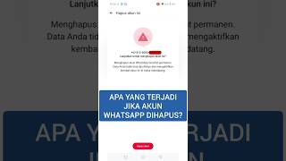 Apa yang Terjadi Jika Akun WhatsApp Dihapus? Tampilan WhatsApp Setelah Dihapus