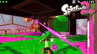 スプラトゥーン2 ステージ14クリア 「タコリーマンの駐車場 イカじゃないけどマイカーほしい」 高画質