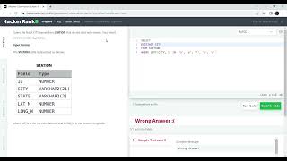 HackerRank SQL || Weather Observation Station 9 || SQL Learning