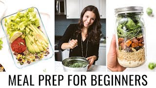 MEAL PREPPING FOR BEGINNERS | 5 tips to get you started!