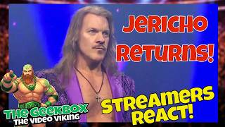 Streamers React! Chris Jericho returns to AEW #aew #aewdynamite #wrestling