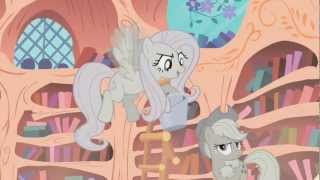 Fluttershy - Hey, Twilight? What's soaking wet and clueless? Your face!