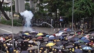 Erneut Ausschreitungen bei Protesten in Hongkong