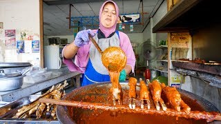 Amazing Thai Food - UNSEEN Coconut Milk BBQ Chicken in Thailand! ไก่กอและที่อร่อยที่สุดในโลก