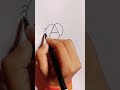 how to draw ladybird 🐞 with letter.........a draw ladybird shorts reels vairal trending love