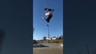 The Best Skateboard Backflip David Odom has Done - #shorts #skateboarding #youtubeshorts