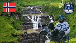 The highest waterfall in Europe - first ride tests of my Azub Ti-fly 20 between Norwegian fjords