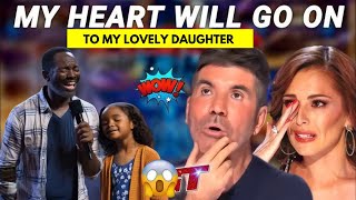 A father's farewell message to his daughter and the world moves the judges and audience to tears