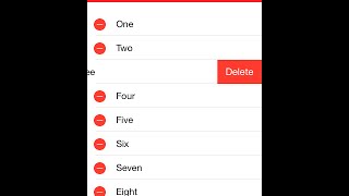 iOS Tutorial- Delete data and table cell from table view (UITableView)