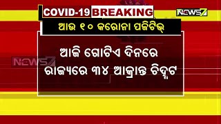 ରାଜ୍ୟରେ ଆଉ ୧୦ କରୋନା ପଜିଟିଭ୍ ଚିହ୍ନଟ | ଗୋଟିଏ ଦିନରେ ୩୪ କରୋନା ପଜିଟିଭ୍ ଚିହ୍ନଟ | ଓଡ଼ିଶାରେ ମୋଟ ୨୧୯ ପଜିଟିଭ