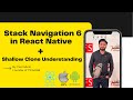 Stack Navigation 6 in react native with implementation on professional project by 2023 TechWithYasir