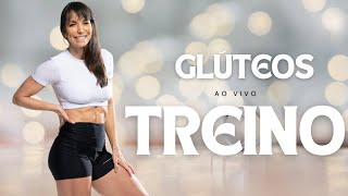 🔴Treino ao vivo para levantar bumbum- gluteos em casa- Carol Borba