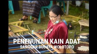 PROSES TENUN KAIN ADAT ||DESA WOLOTOPO TIMUR #budaya #tenunindonesia