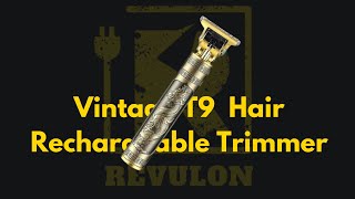 Vintage T9 Hair Rechargeable Trimmer Unboxing And First Impressions!