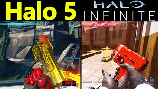 Halo Infinite vs Halo 5 Pistol