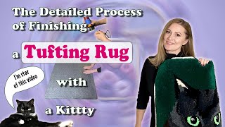 How to Finish a Tufting Rug: Edges, Backing, and 3D Details with My Fluffy Team