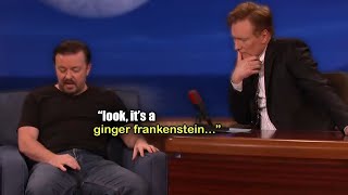 Ricky Gervais FUNNIEST Talk Show Moments