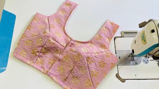 4 Tucks Blouse Without belt Cutting And Stitching | 4 Tucks Blouse Without belt | Belt Blouse Design