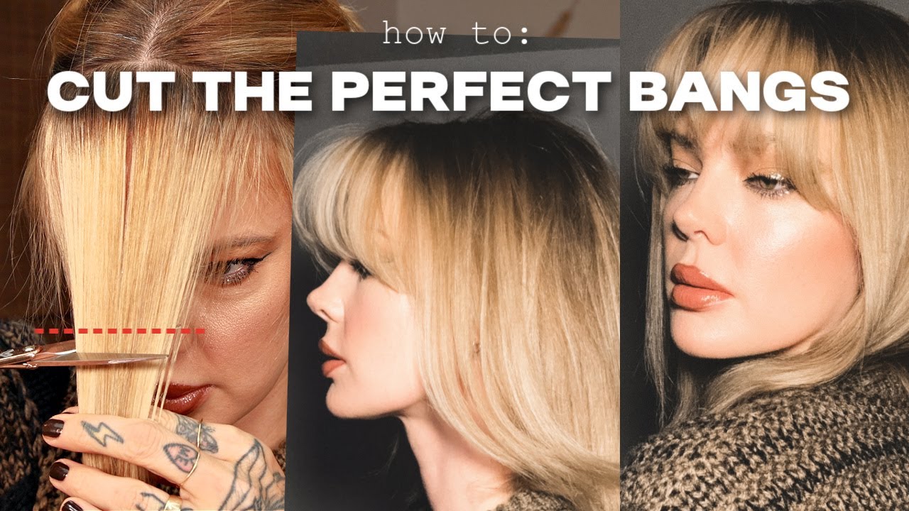 пёџhow To Cut Bangs And Style Them At Home Step By Step Youtube