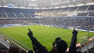 "Endlich 2. Liga - HSV!" -- Der Hertha-Block in Hamburg!