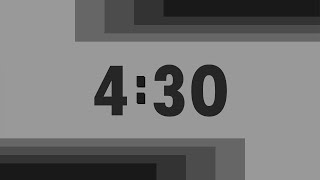 4 Minute 30 Second Timer (Basic Grey)