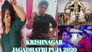 KRISHNAGAR JAGADHATRI PUJA VLOG 2020 ll Srabanti Patra