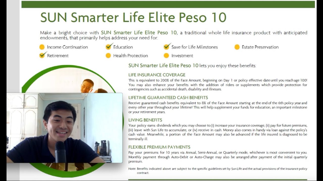 SUN SMARTER LIFE ELITE 10 PLAN / PAMANA PLAN - YouTube