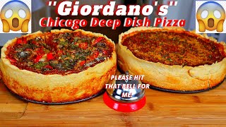 CHICAGO STYLE PIZZA |HOW TO MAKE CHICAGO GIORDANOS DEEP DISH PIZZA AT HOME YOUTU
