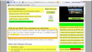 Learn jQuery with FireBug, jQuerify and SelectorGadget