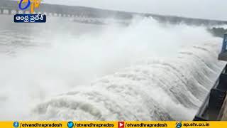 Srisailam Dam Water Level Reaches to 834. 20 Fts | Due to Heavy Rainfall