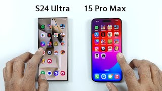 S24 Ultra vs iPhone 15 Pro Max Speed Test