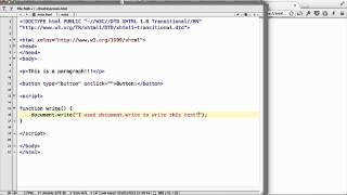 JavaScript - 24. document.write
