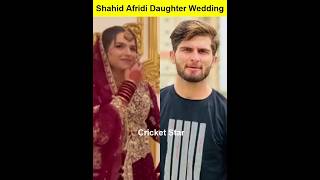 Shaheen Afridi wedding 💍 with shahid afridi daughter ansha afridi #shorts