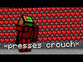 Minecraft UHC but every time you CROUCH, you instantly HEAL.