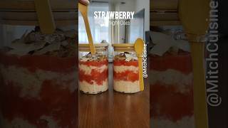 Let's meal prep layer overnight oats! #healthyfood #ovrnightoats #healthybreakfastrecipes