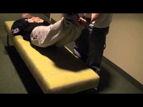 Bilateral Straight Leg Raise Test - YouTube