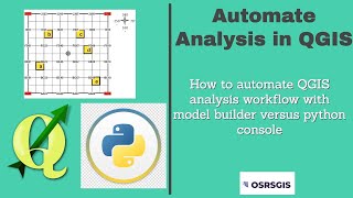 Automate Workflow in QGIS | How to automate QGIS analysis workflow with graphical modeler and Python