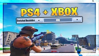 how to get stretched resolution on console ps4 xbox stretched resolution fortnite - how to do stretched fortnite