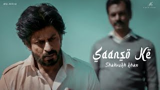 Raees - Shahrukh Khan Status | Sad Whatsapp Status | King Khan | Saanso ke Status Song | Efx Edit